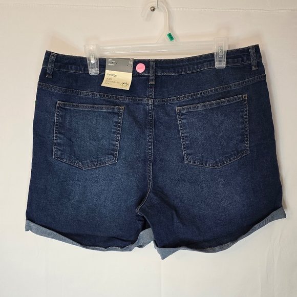 George High Waist Denim Shorts Size 16 - Picture 5 of 8